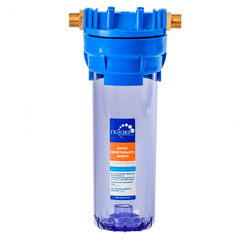 Фильтр магистральный Гейзер 1П 3/4 прозрачный - Фильтры для воды - Магистральные фильтры - Магазин электротехнических товаров Проф Ток